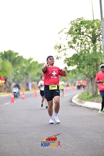 Race photo from CISANGKAN KBP CITY RUN 2025