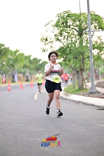 Race photo from CISANGKAN KBP CITY RUN 2025