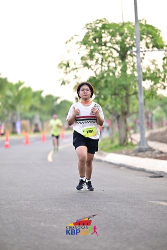 Race photo from CISANGKAN KBP CITY RUN 2025