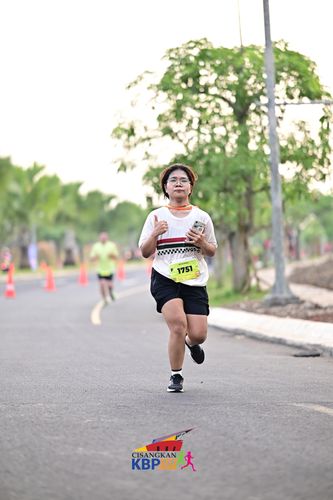 Race photo from CISANGKAN KBP CITY RUN 2025