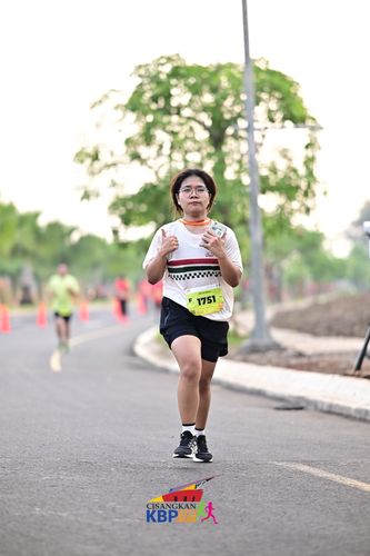 Race photo from CISANGKAN KBP CITY RUN 2025