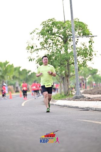 Race photo from CISANGKAN KBP CITY RUN 2025