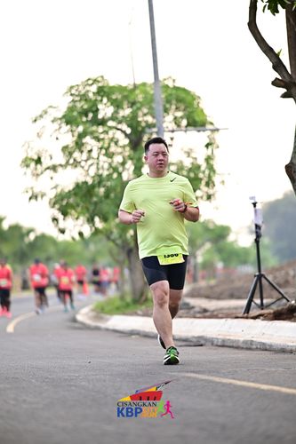 Race photo from CISANGKAN KBP CITY RUN 2025