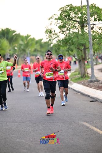 Race photo from CISANGKAN KBP CITY RUN 2025