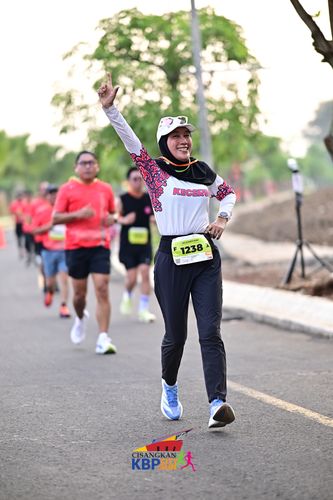 Race photo from CISANGKAN KBP CITY RUN 2025