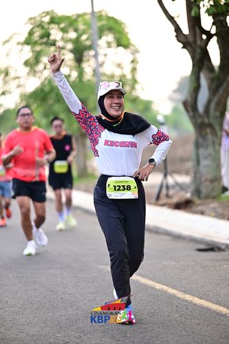 Race photo from CISANGKAN KBP CITY RUN 2025