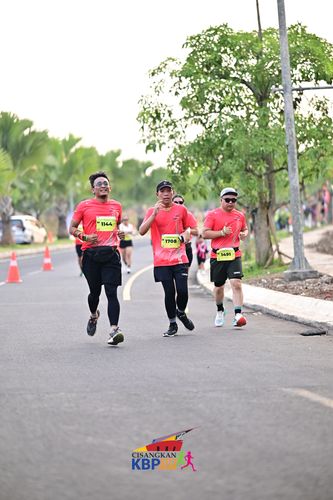 Race photo from CISANGKAN KBP CITY RUN 2025