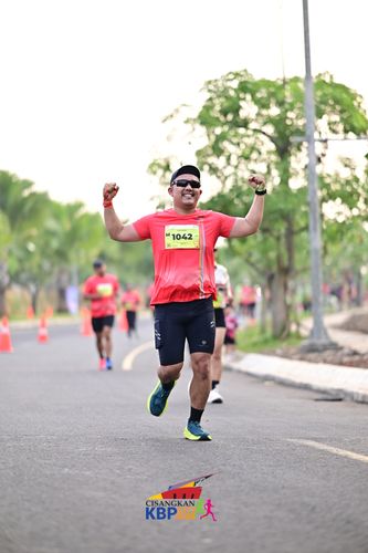 Race photo from CISANGKAN KBP CITY RUN 2025