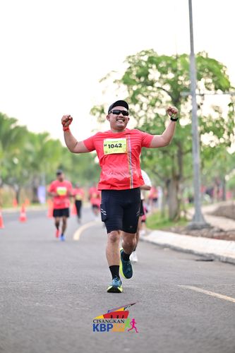 Race photo from CISANGKAN KBP CITY RUN 2025