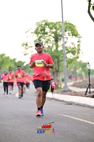 Race photo from CISANGKAN KBP CITY RUN 2025
