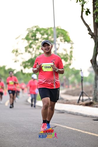 Race photo from CISANGKAN KBP CITY RUN 2025
