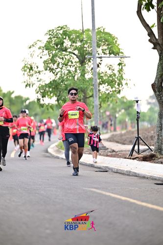 Race photo from CISANGKAN KBP CITY RUN 2025