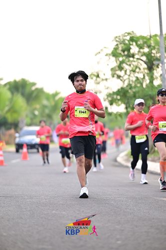 Race photo from CISANGKAN KBP CITY RUN 2025