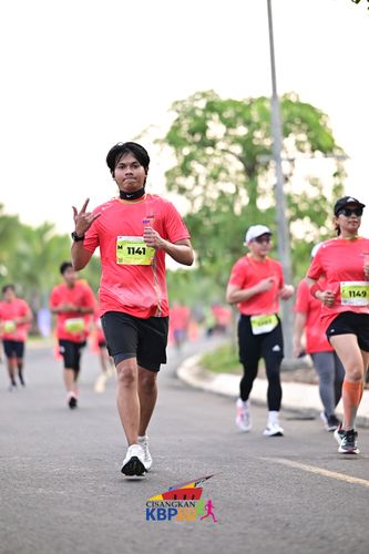 Race photo from CISANGKAN KBP CITY RUN 2025