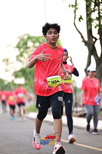 Race photo from CISANGKAN KBP CITY RUN 2025