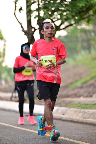 Race photo from CISANGKAN KBP CITY RUN 2025