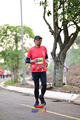 Race photo from CISANGKAN KBP CITY RUN 2025