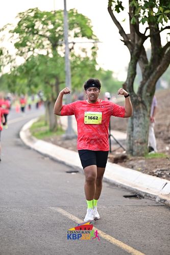 Race photo from CISANGKAN KBP CITY RUN 2025