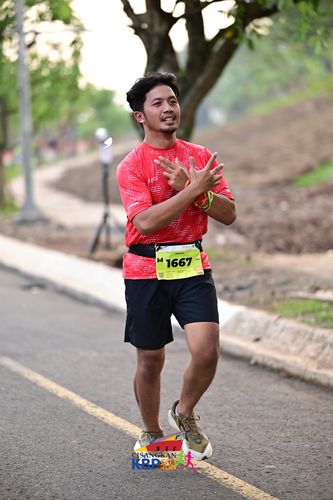 Race photo from CISANGKAN KBP CITY RUN 2025