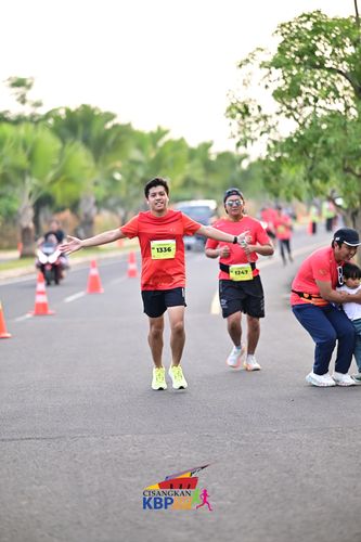 Race photo from CISANGKAN KBP CITY RUN 2025