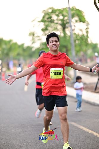 Race photo from CISANGKAN KBP CITY RUN 2025