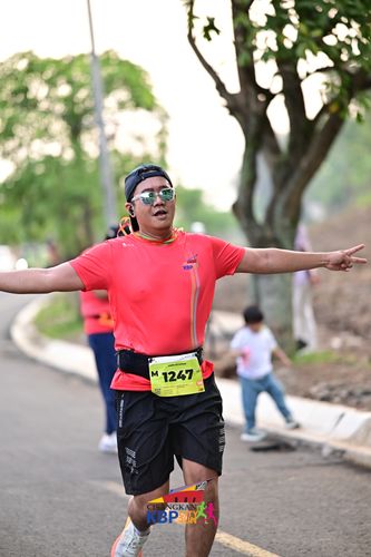 Race photo from CISANGKAN KBP CITY RUN 2025