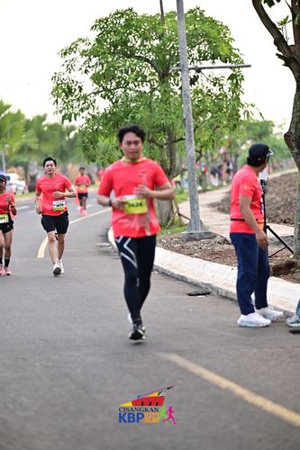 Race photo from CISANGKAN KBP CITY RUN 2025
