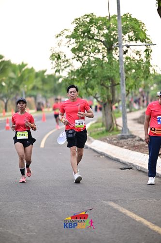 Race photo from CISANGKAN KBP CITY RUN 2025