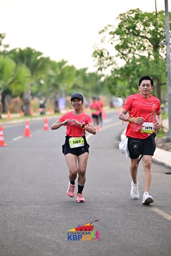 Race photo from CISANGKAN KBP CITY RUN 2025