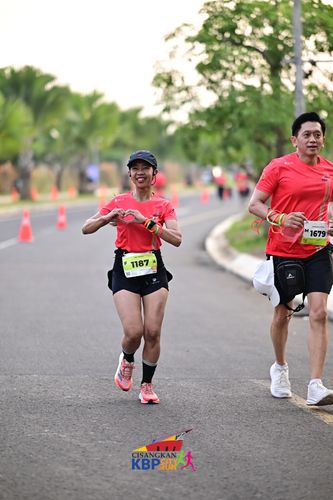 Race photo from CISANGKAN KBP CITY RUN 2025