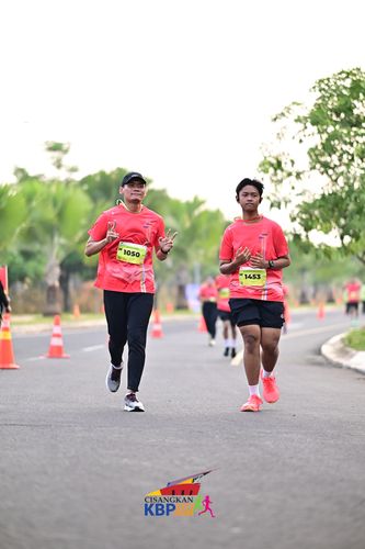 Race photo from CISANGKAN KBP CITY RUN 2025