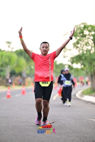 Race photo from CISANGKAN KBP CITY RUN 2025