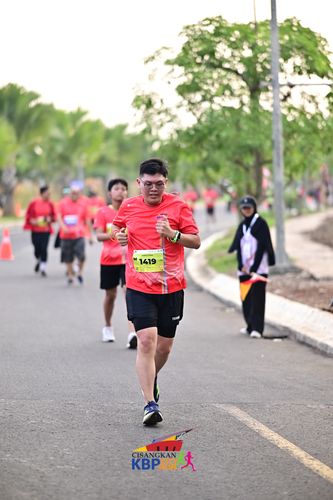 Race photo from CISANGKAN KBP CITY RUN 2025