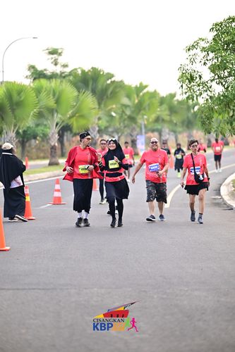 Race photo from CISANGKAN KBP CITY RUN 2025