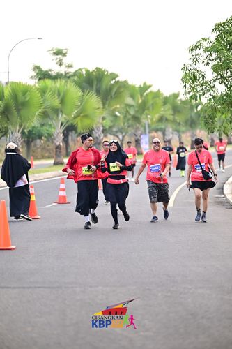 Race photo from CISANGKAN KBP CITY RUN 2025