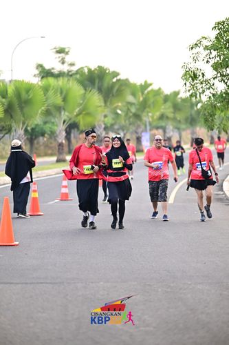 Race photo from CISANGKAN KBP CITY RUN 2025