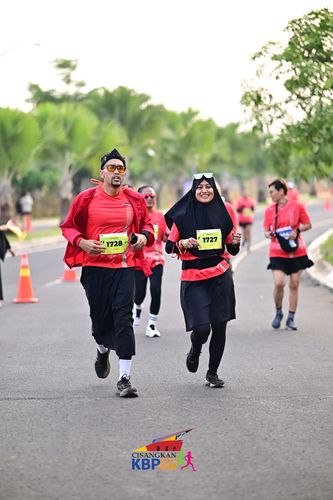 Race photo from CISANGKAN KBP CITY RUN 2025