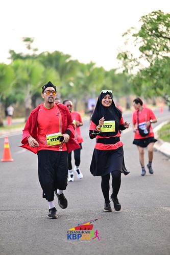 Race photo from CISANGKAN KBP CITY RUN 2025