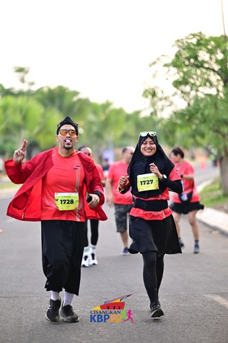 Race photo from CISANGKAN KBP CITY RUN 2025