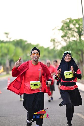 Race photo from CISANGKAN KBP CITY RUN 2025