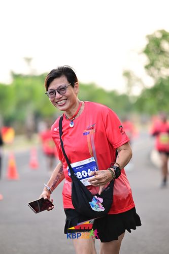 Race photo from CISANGKAN KBP CITY RUN 2025