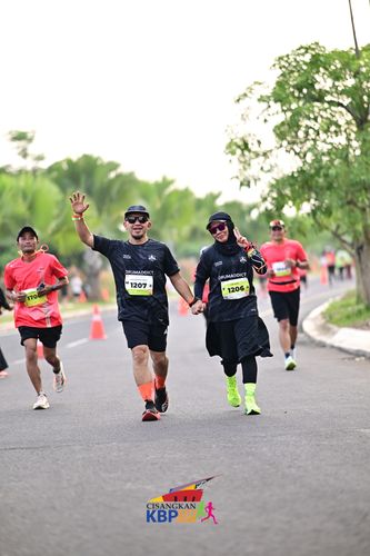 Race photo from CISANGKAN KBP CITY RUN 2025