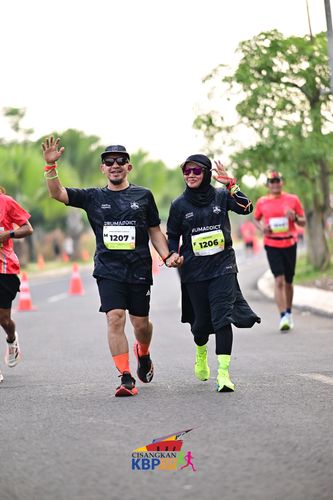 Race photo from CISANGKAN KBP CITY RUN 2025
