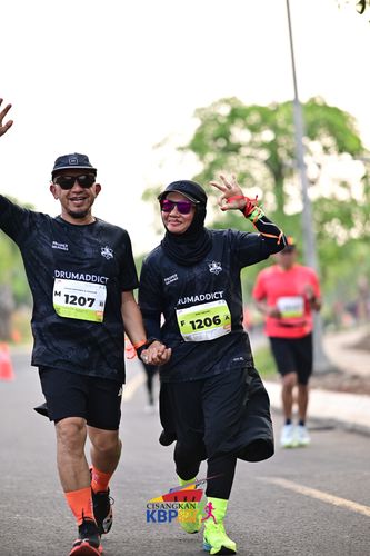 Race photo from CISANGKAN KBP CITY RUN 2025