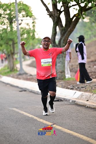 Race photo from CISANGKAN KBP CITY RUN 2025