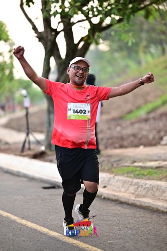 Race photo from CISANGKAN KBP CITY RUN 2025