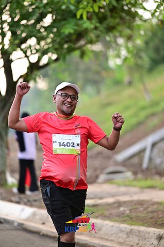 Race photo from CISANGKAN KBP CITY RUN 2025