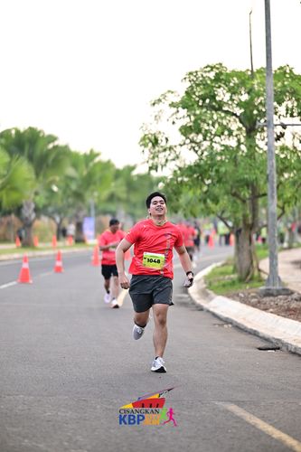 Race photo from CISANGKAN KBP CITY RUN 2025