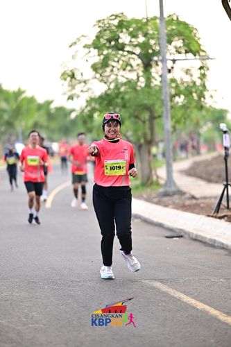 Race photo from CISANGKAN KBP CITY RUN 2025