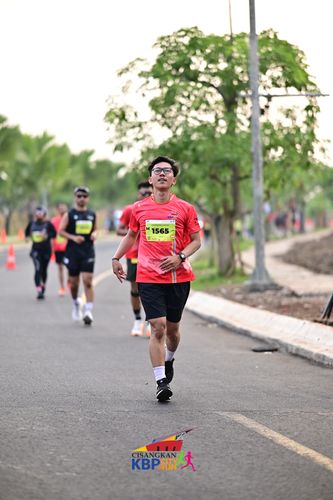 Race photo from CISANGKAN KBP CITY RUN 2025